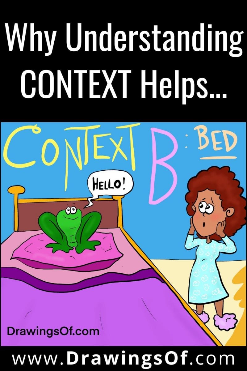 Context definition, sentences, and examples using art