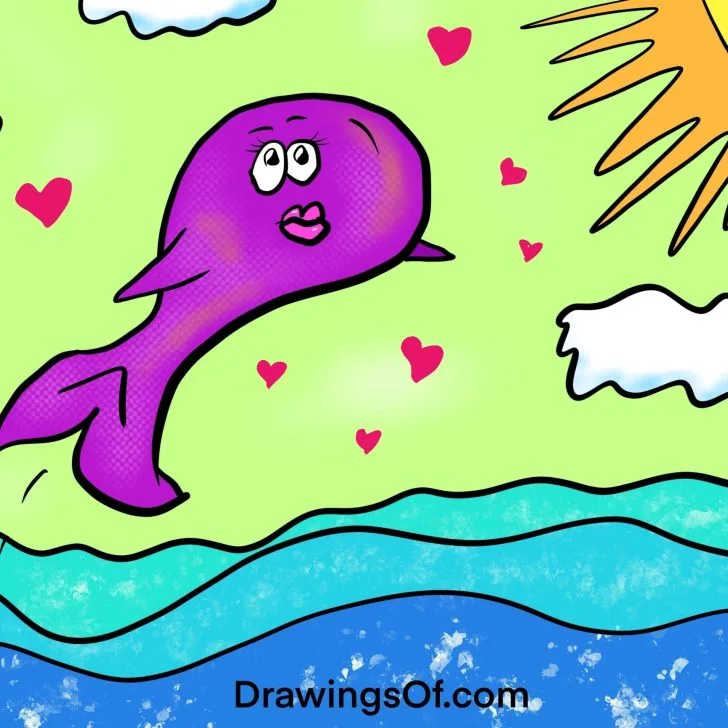 Purple whale story
