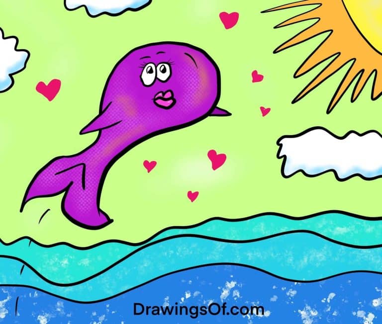 Purple whale story