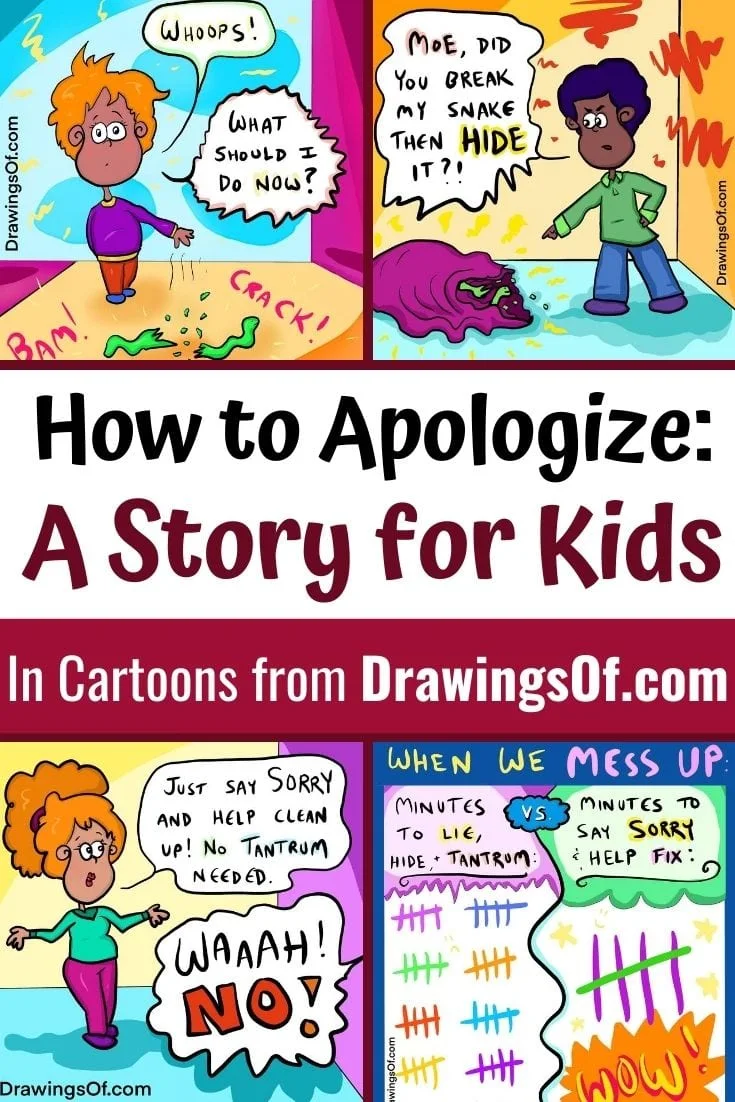 A Story to Teach Kids How to Apologize in Cartoons