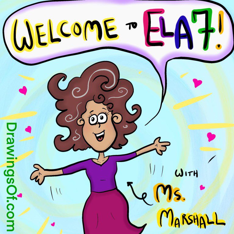 Happy teacher welcome to ELA