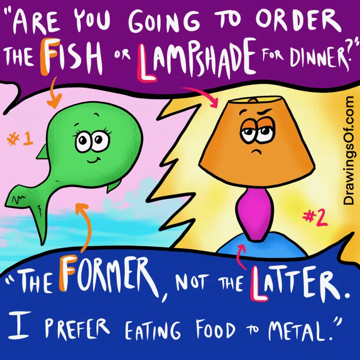 Former vs. latter, illustrated!