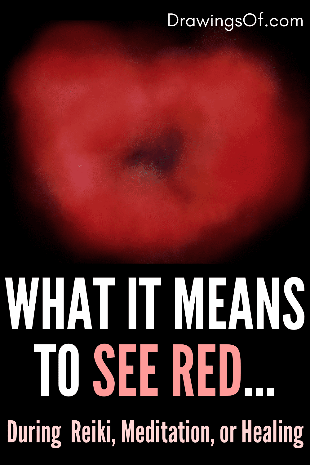 Seeing red chakra energy meaning
