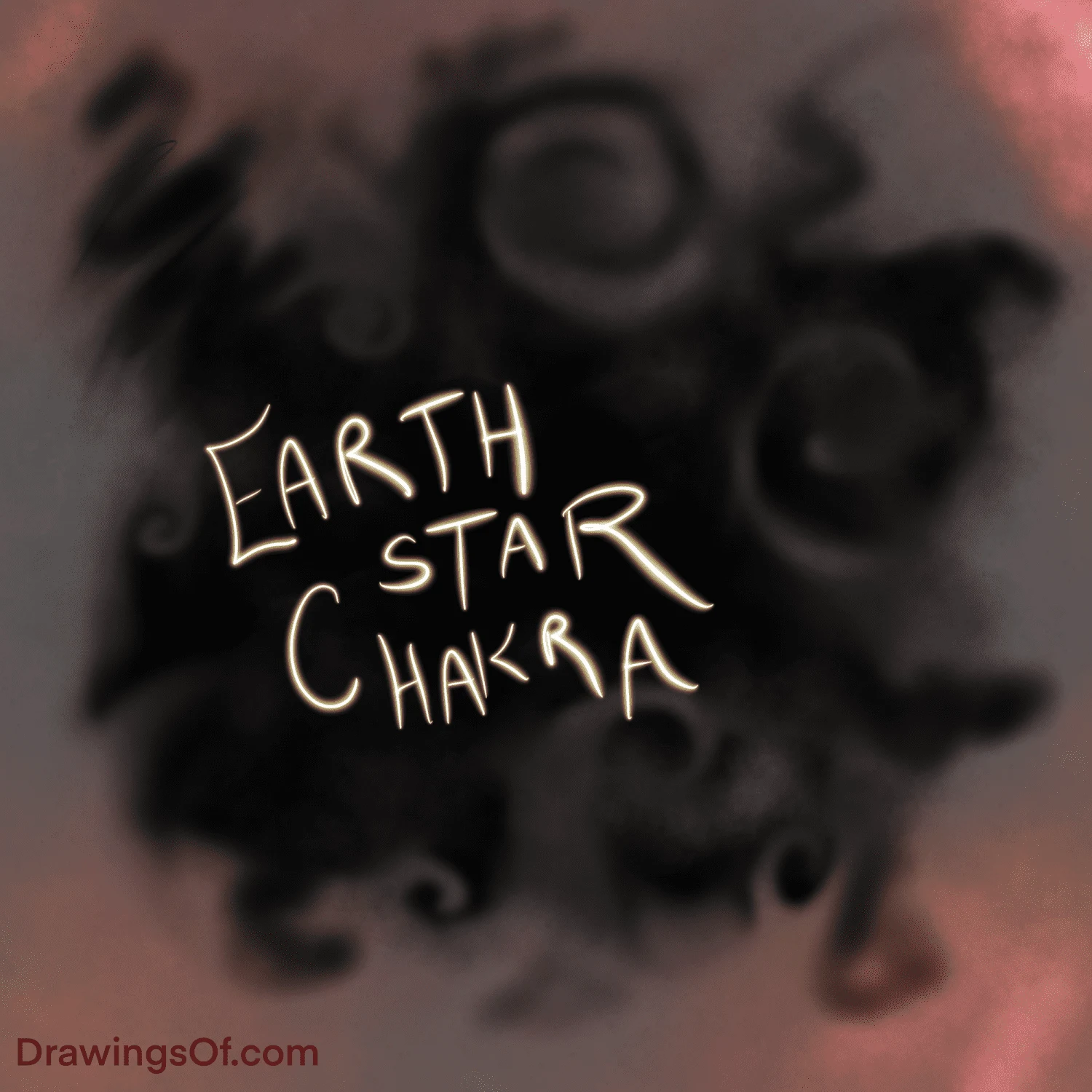 Earth Star Chakra color black