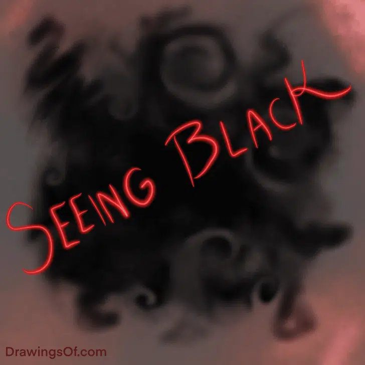 Seeing black aura energy