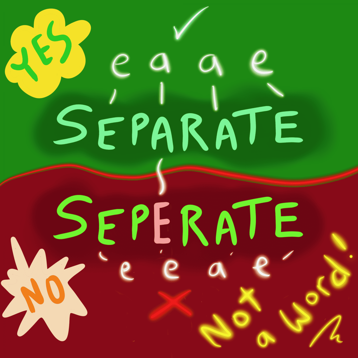 Spelling separate or seperate