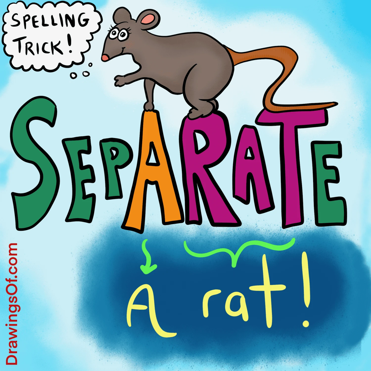 Is the Spelling Separate or Seperate? 3 Tricks to Learn - Drawings Of...