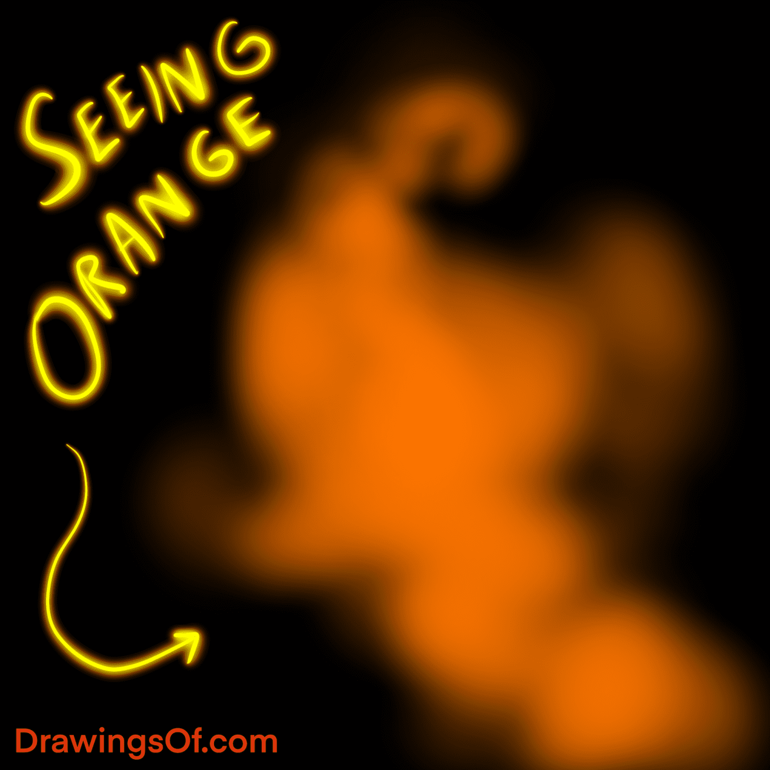 Seeing orange aura chakra