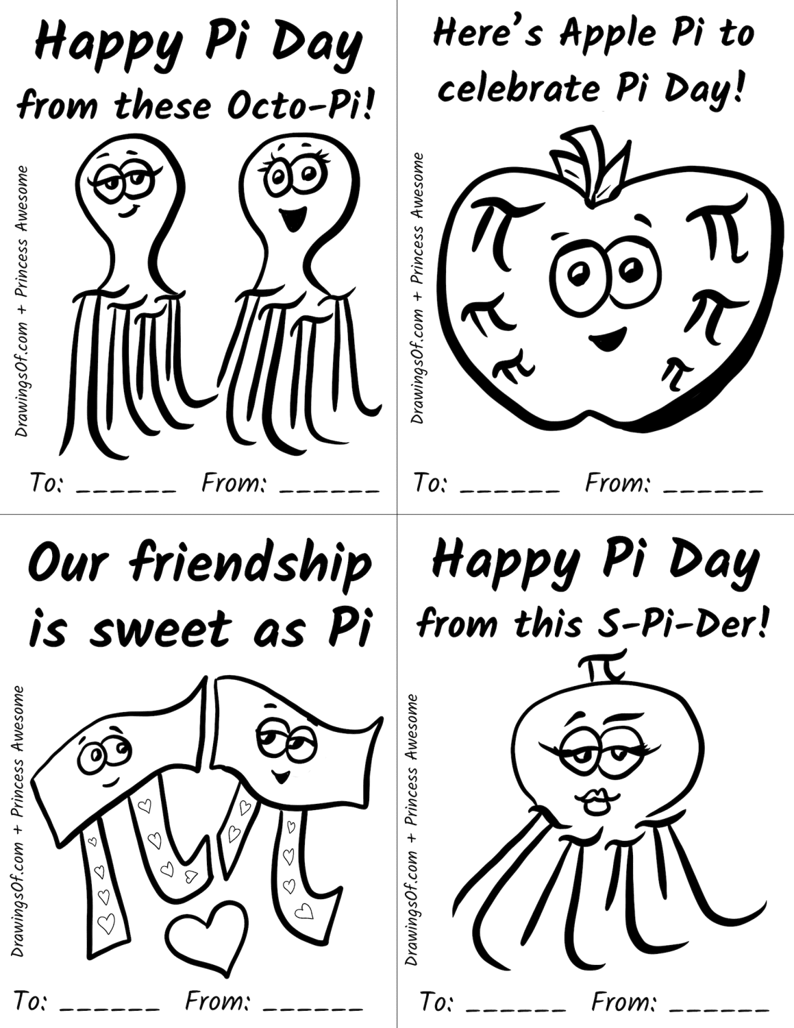 Pi Day Printable Art Activity
