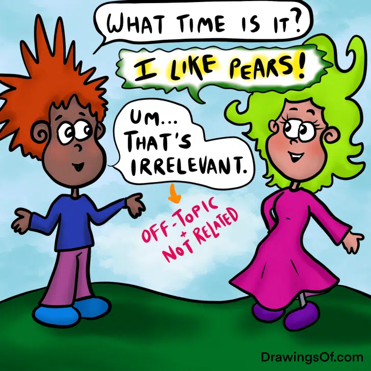 Irrelevant synonyms and sentence