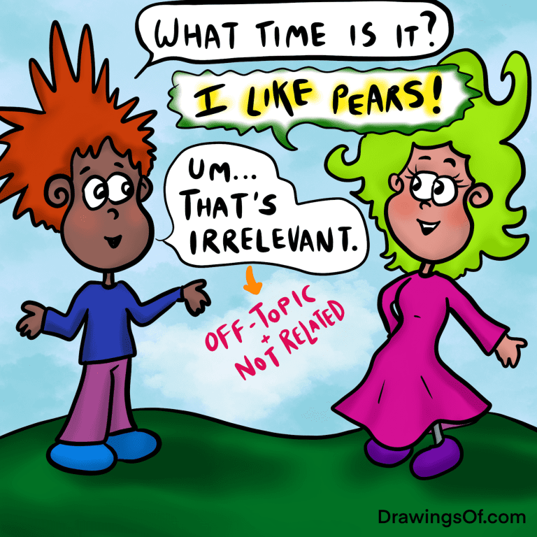 Irrelevant synonyms and sentence