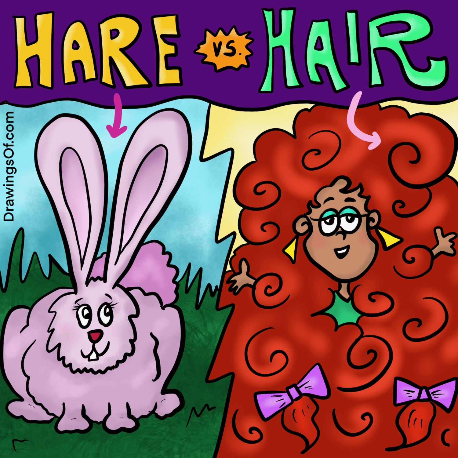 Hare vs. Hair