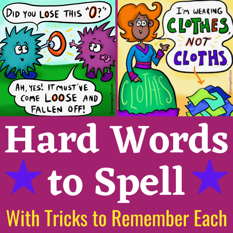 Difficult words to spell