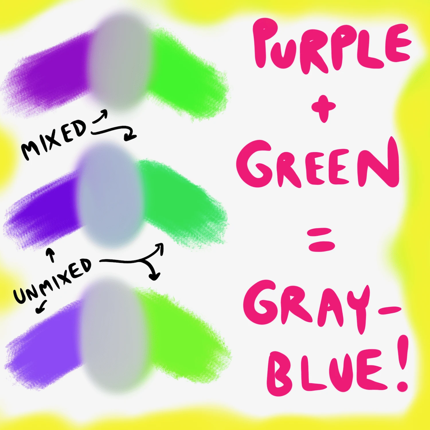 What Does Purple and Green Make