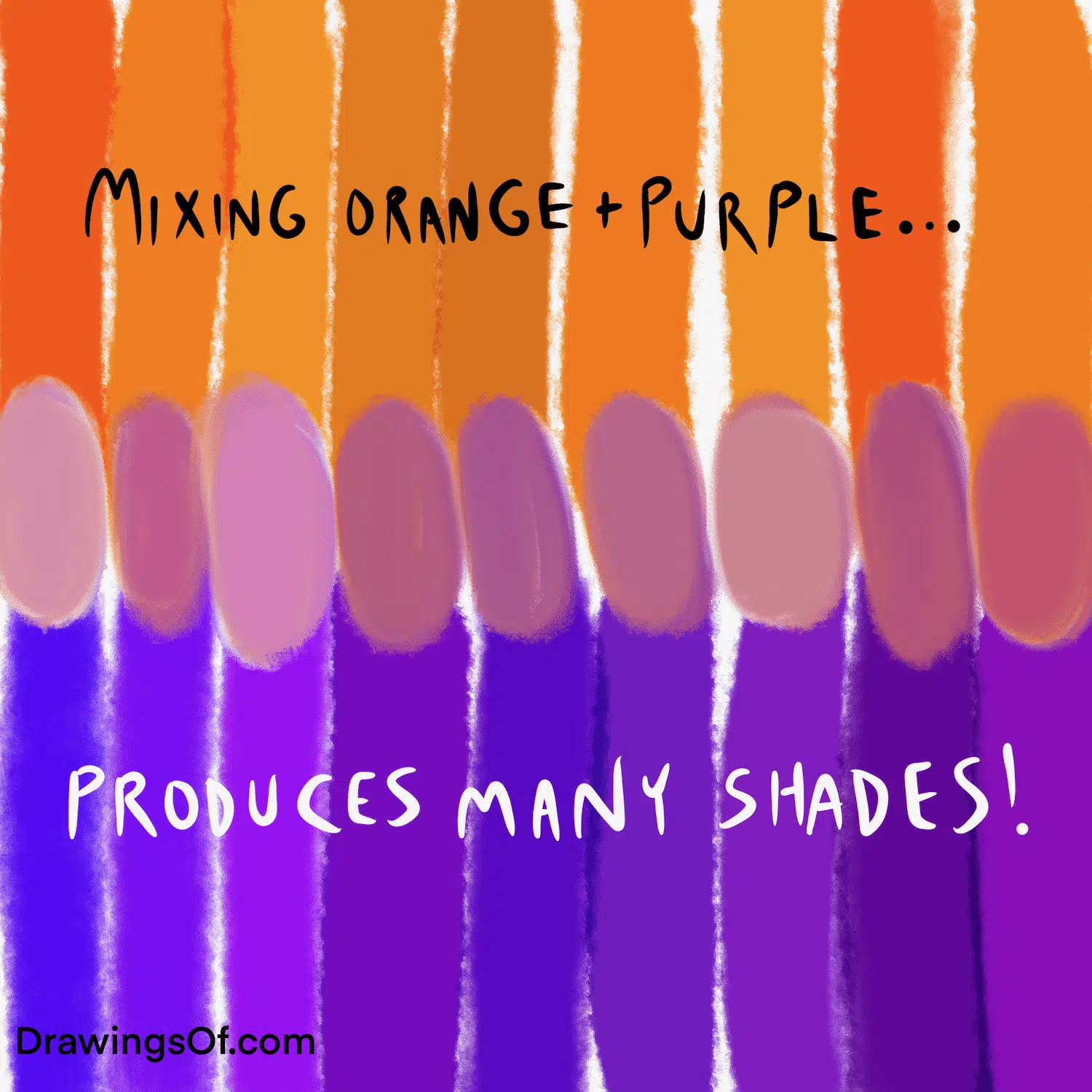 What Color Does Orange And Purple Make?