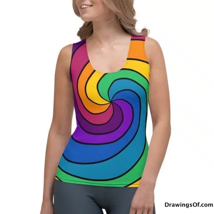 Colorful women's tank