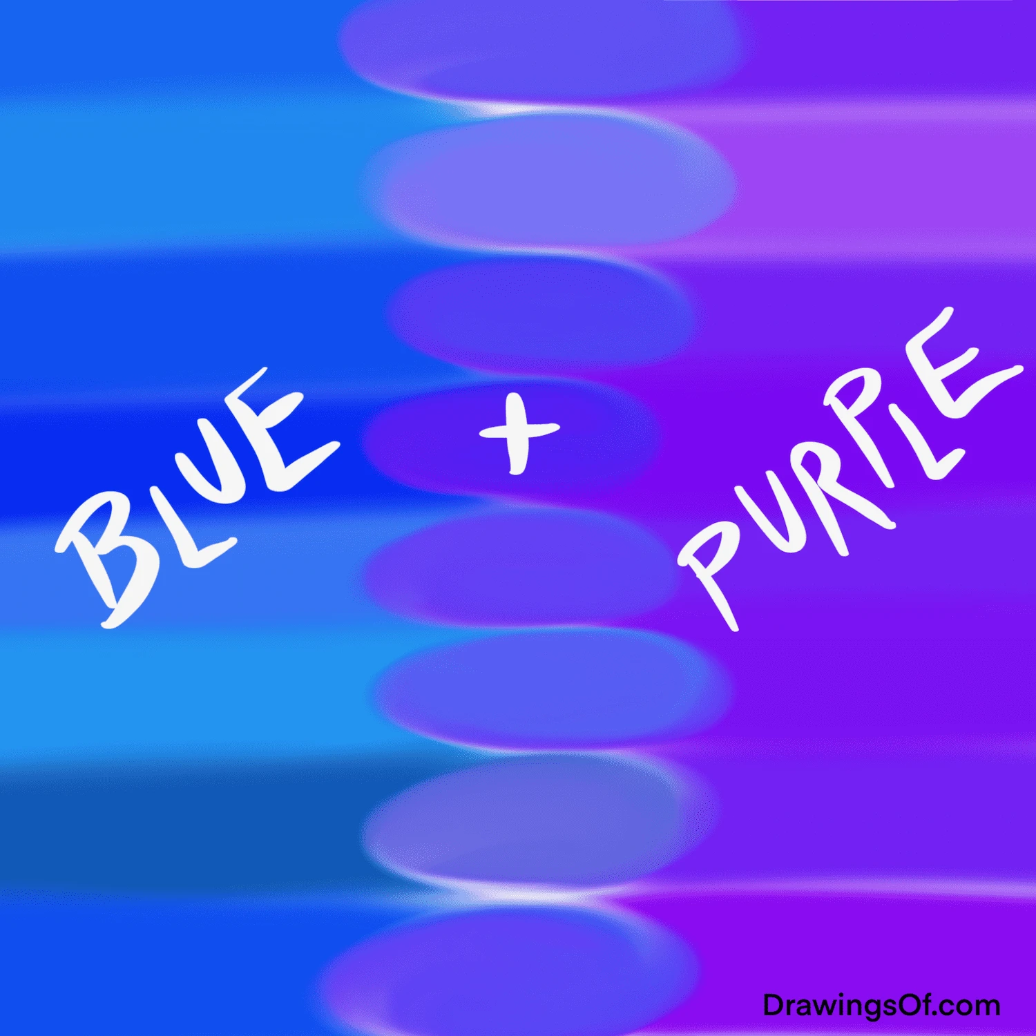What color does purple and blue make?