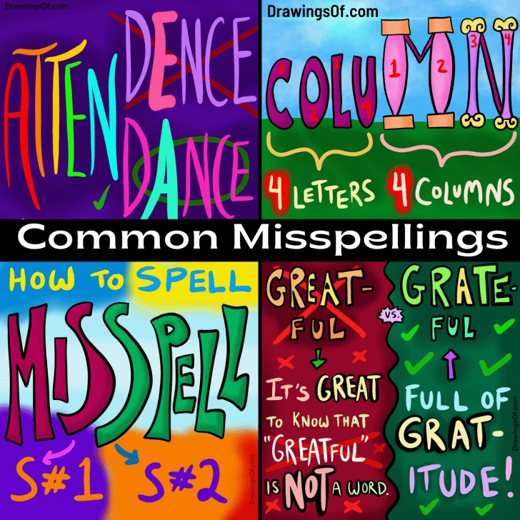 Commonly misspelled words