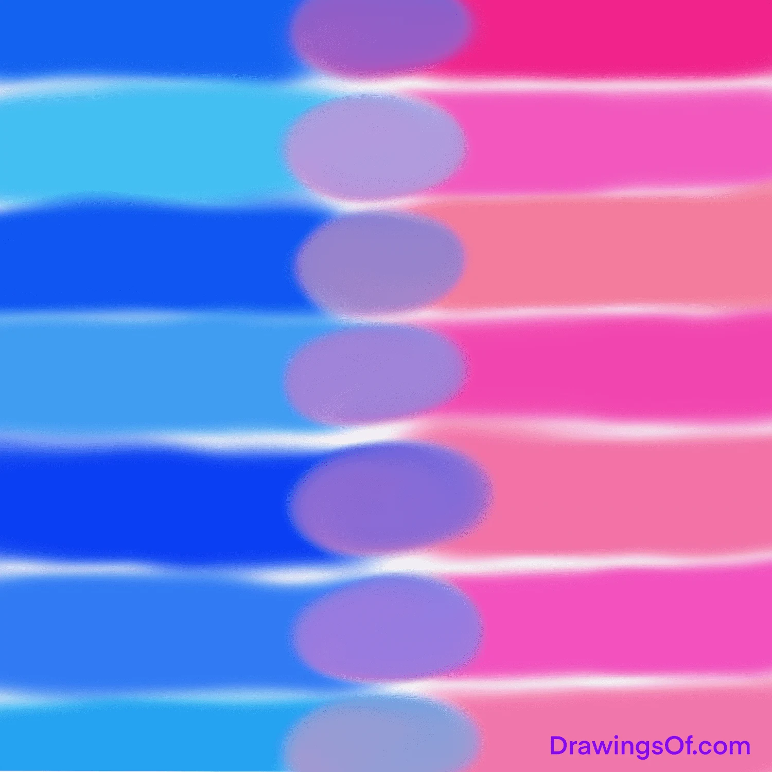 What color do pink and blue make?