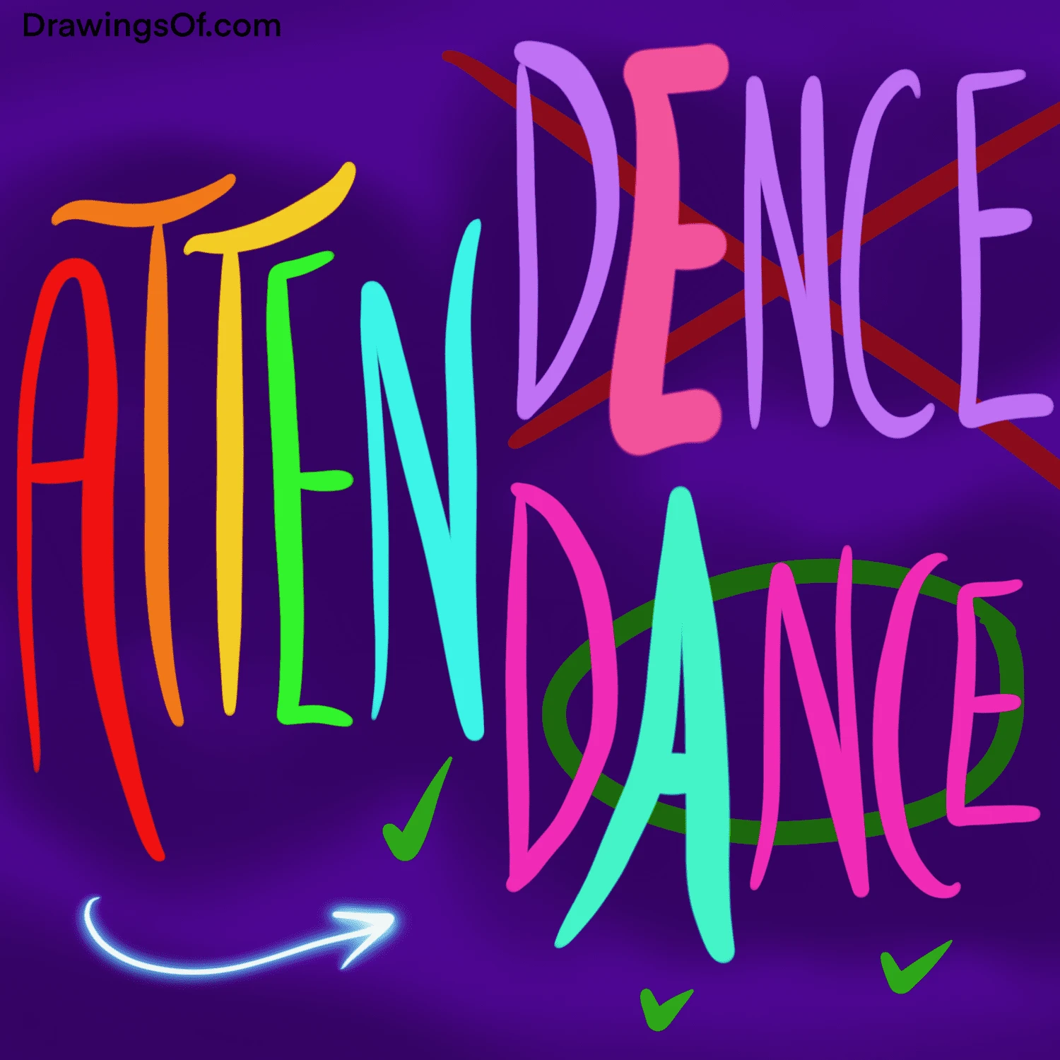 Attendance or attendence?