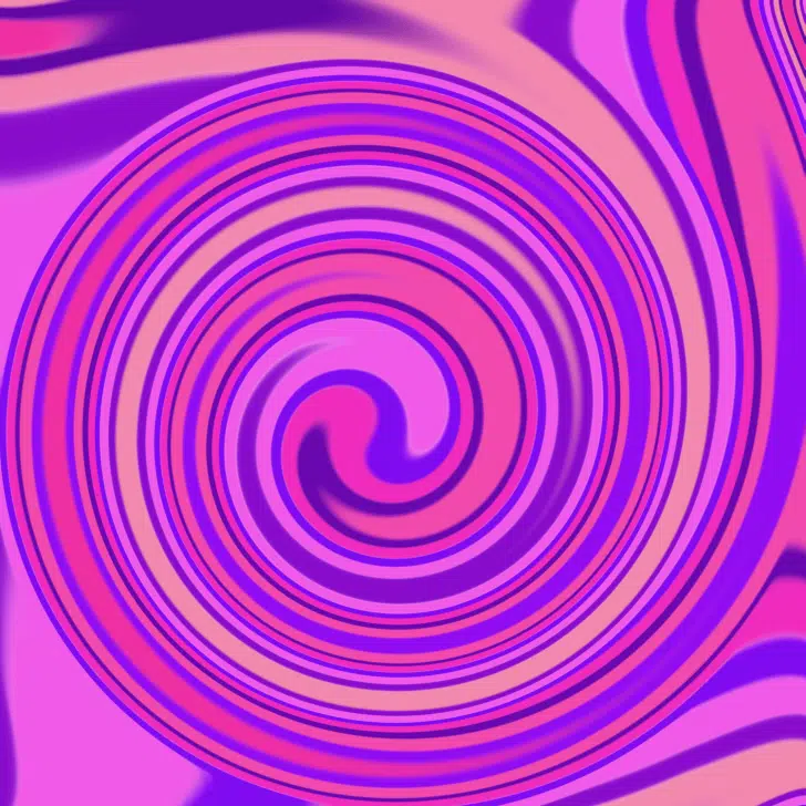 Pink and purple, swirled together.