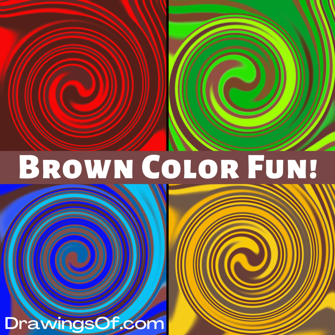 Brown Color: Fun Mixing and Exploring It! - Drawings Of...