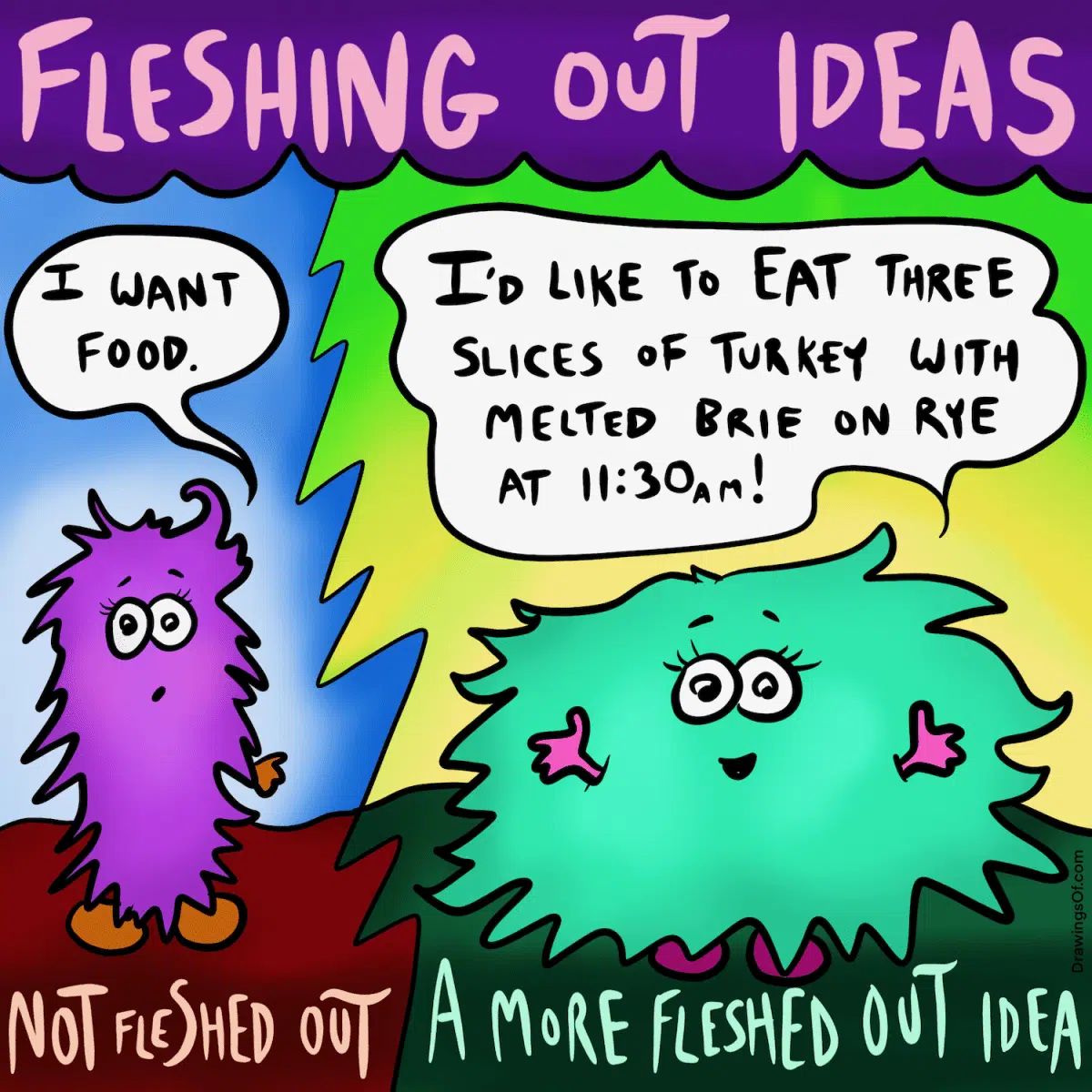 Flush Out or Flesh Out? Learn the Difference Drawings Of...