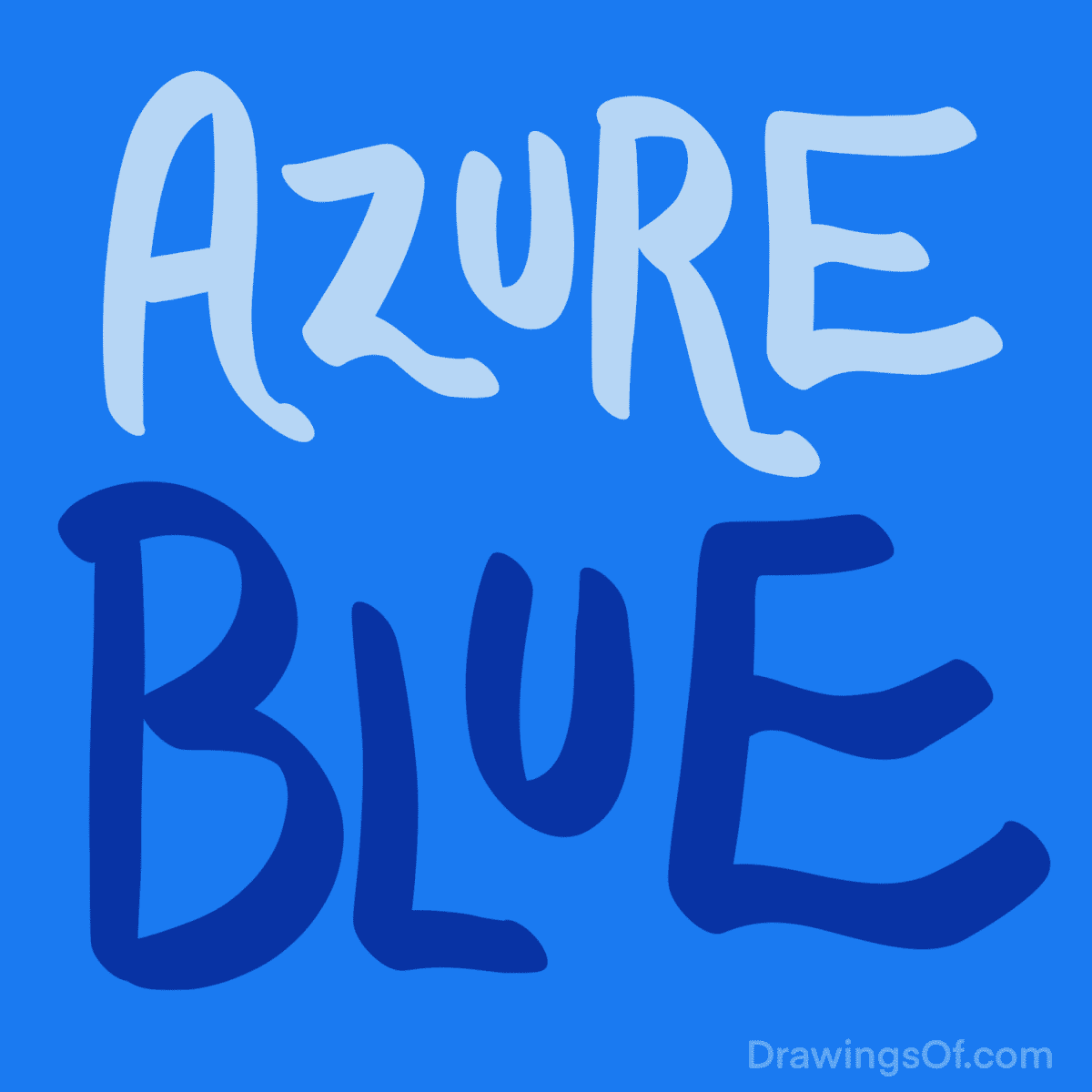 Azure blue