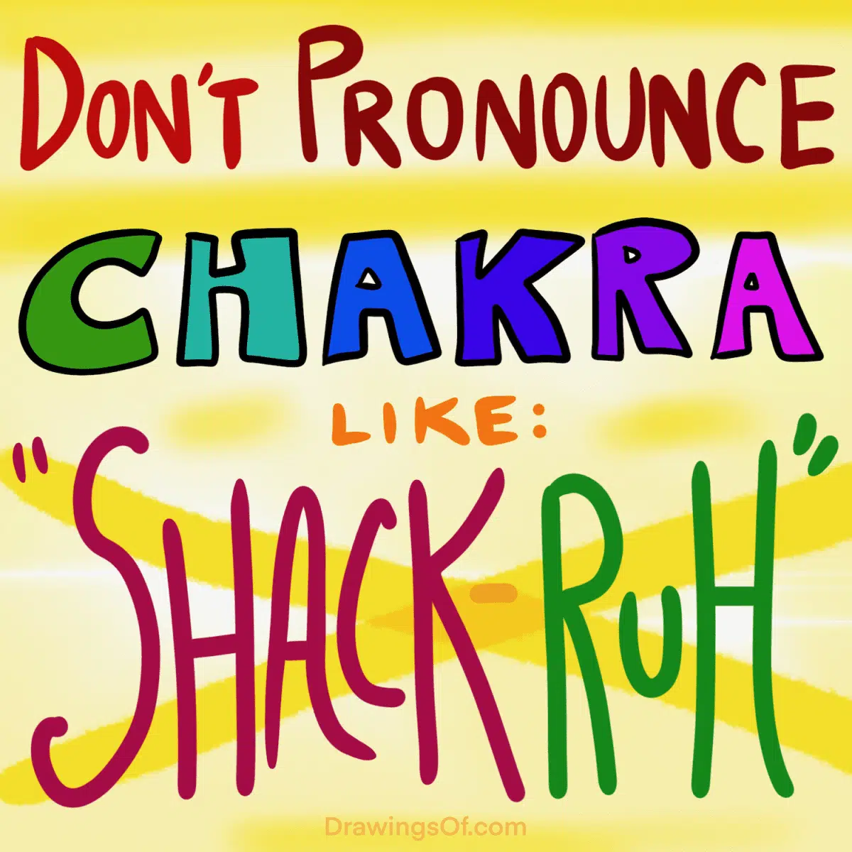 Chakra pronunciation