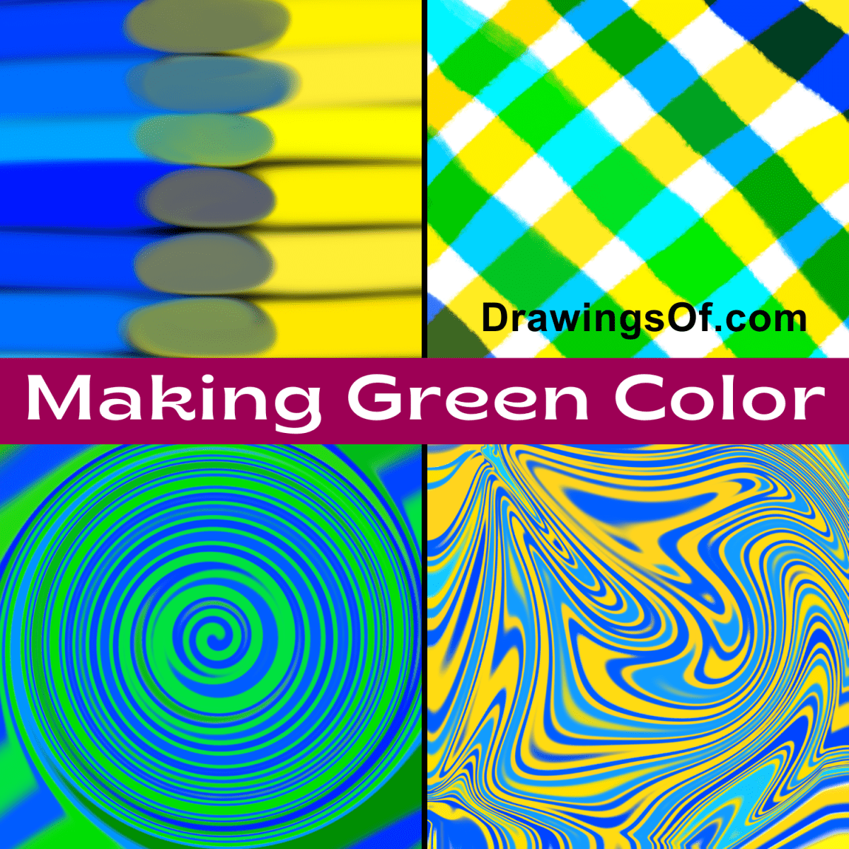 What colors make green?