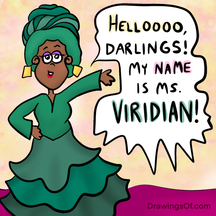 Viridian color