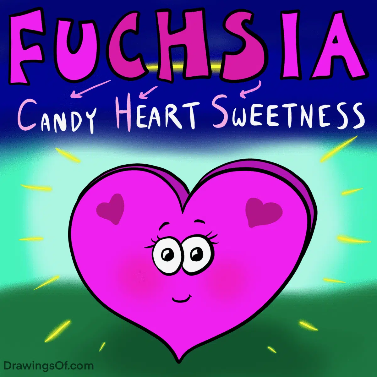 Spell Fuchsia, Fushia, Fucshia, Fuschia, or Fuchia Color 