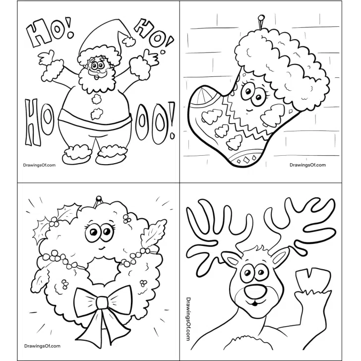 Christmas coloring pages