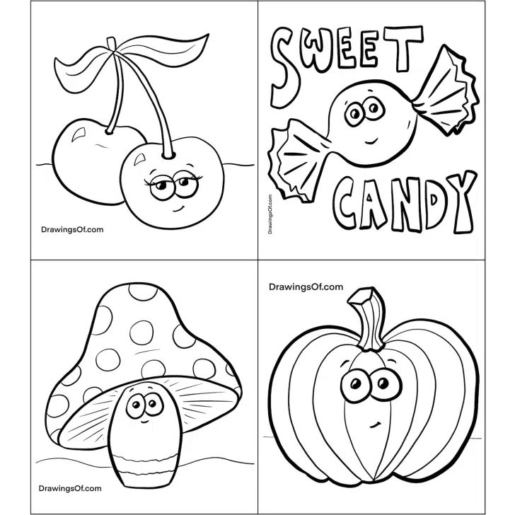 Food Coloring Pages by DrawingsOf.com - Page 1 (1)