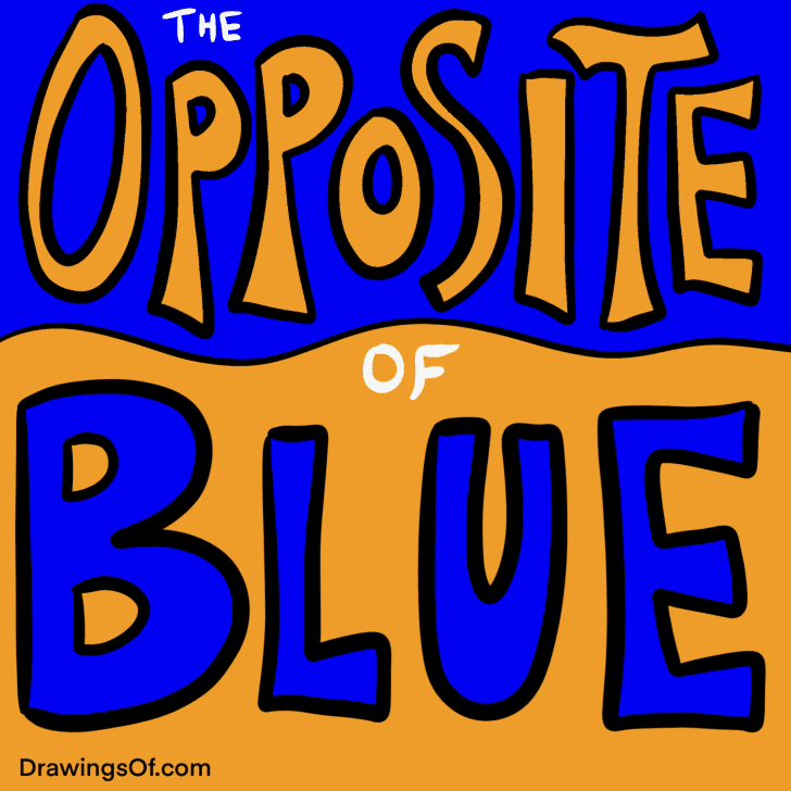 What is the opposite of blue
