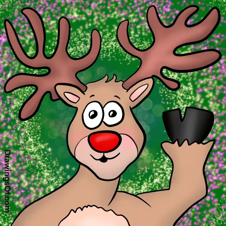 Reindeer drawing