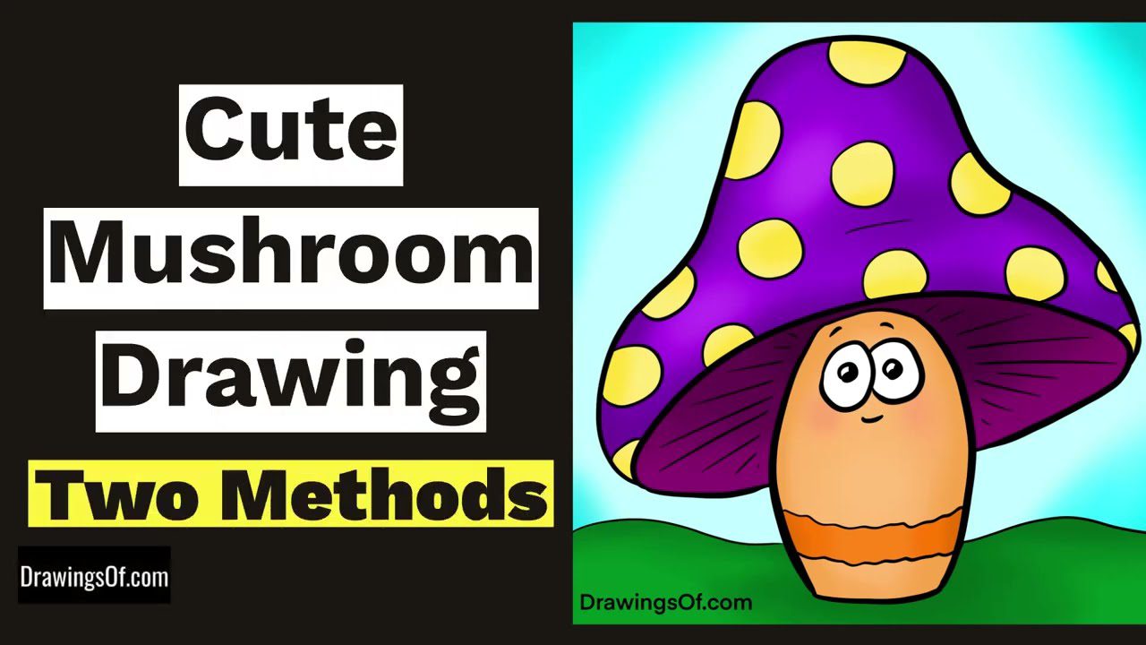 30+ Easy Mushroom Drawing Ideas For Your Sketchbook - Artsydee - Drawing,  Painting, Craft & Creativity