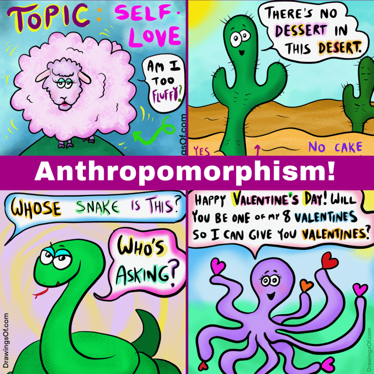 Anthropomorphism examples