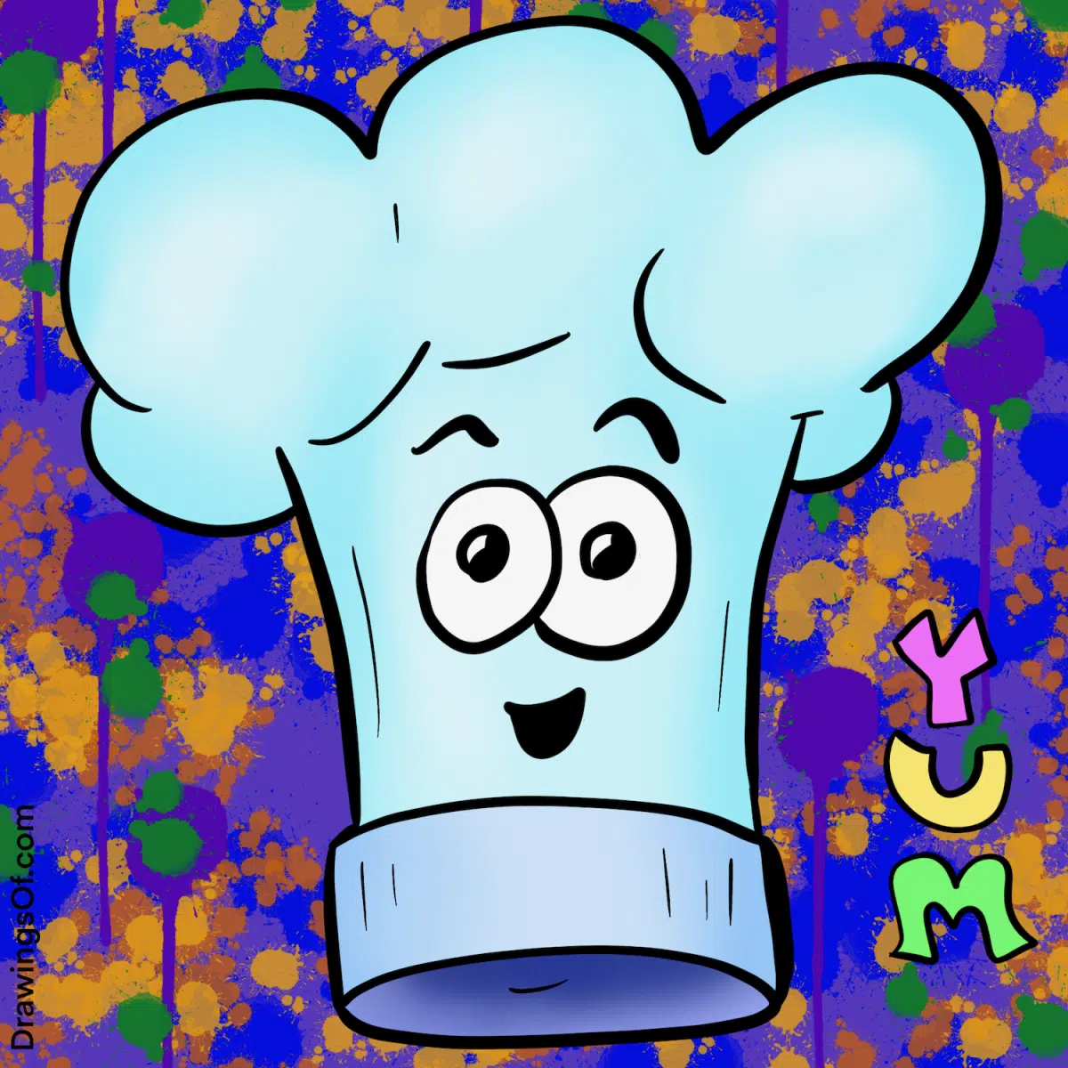 Chef hat drawing