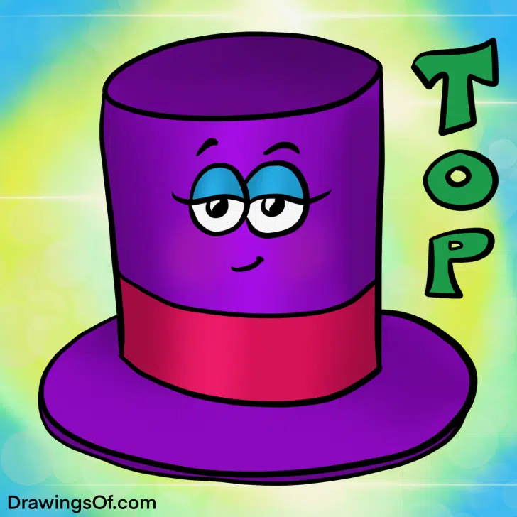 Top hat drawing